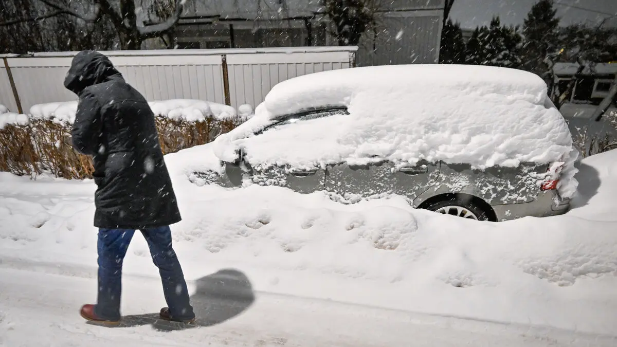 Snow makes a comeback, larger amounts expected in the south