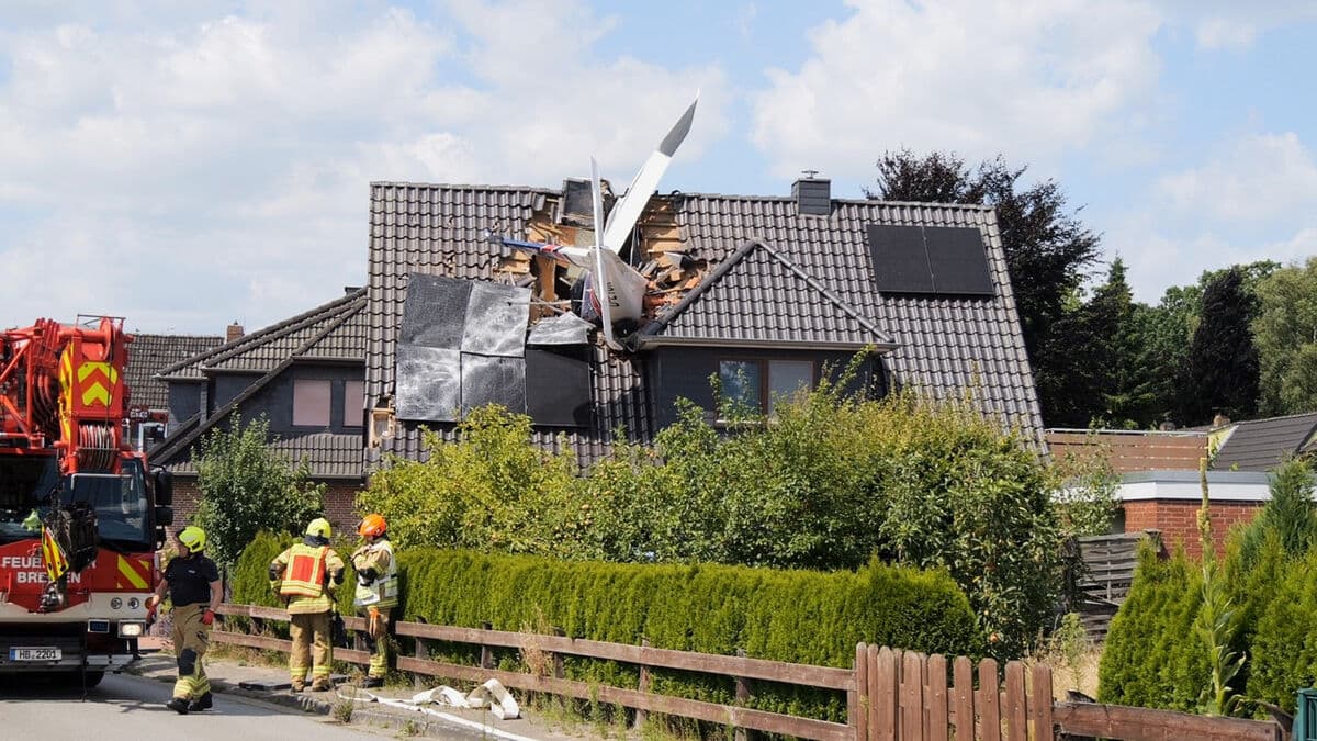 Two dead after small plane crashes into house in Germany