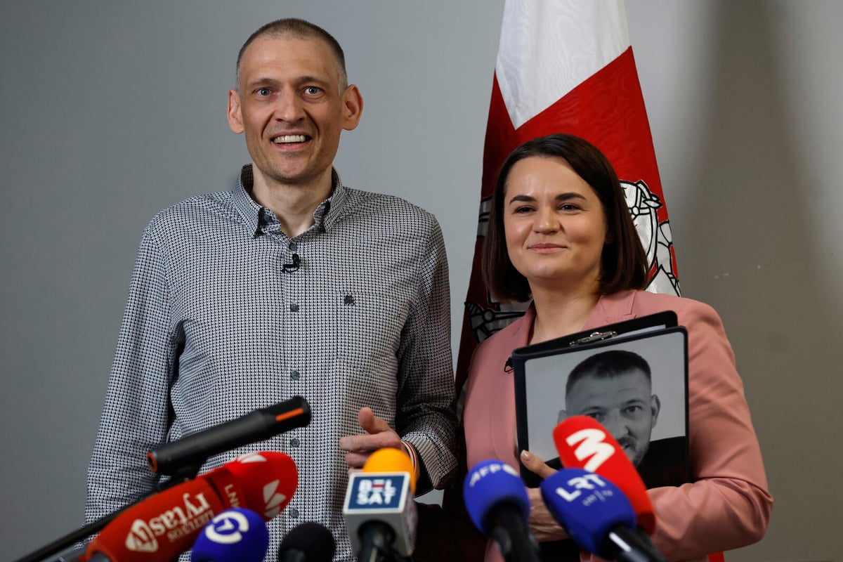 Belarus Opposition Figure Tichanovskij Released, Hopes to Return Home