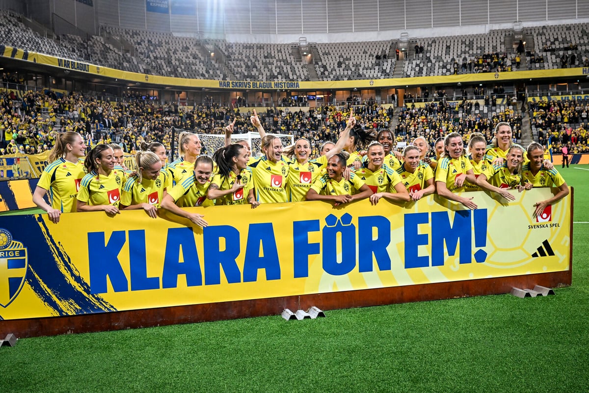 Sweden to the European Championship – had a party at Tele2