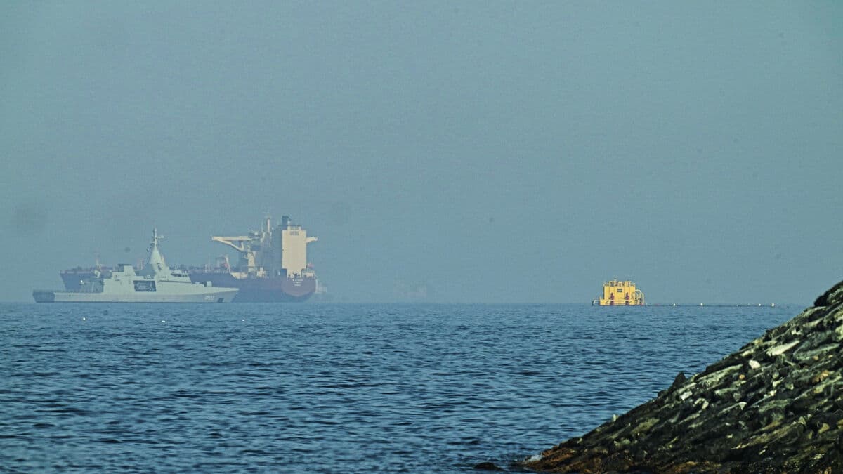 24 Indian sailors rescued from burning tanker off Omani coast after being hit by a missile