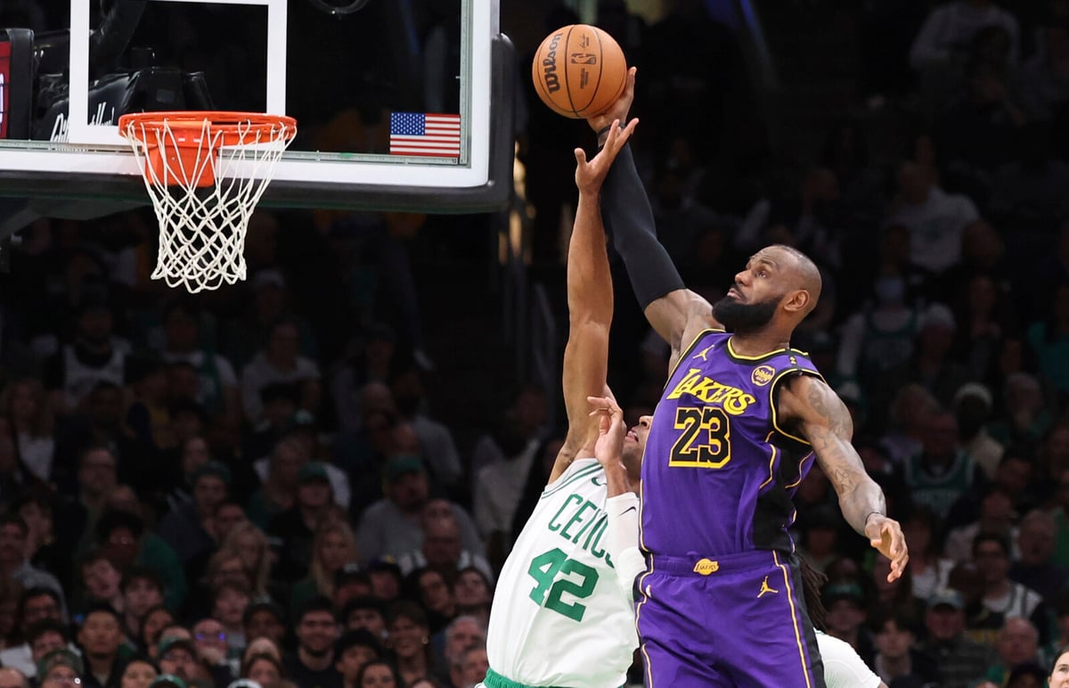 Lakers' winning streak broken - James injured