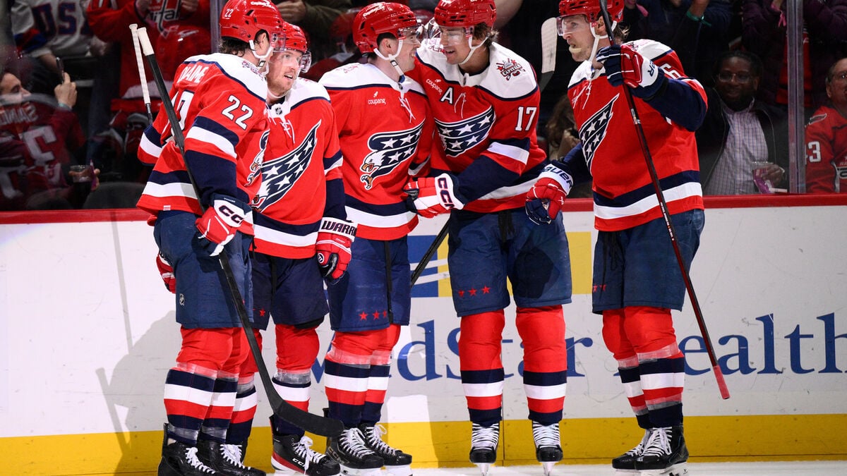 Rasmus Sandin had two assists as Washington defeated Vegas 3-2