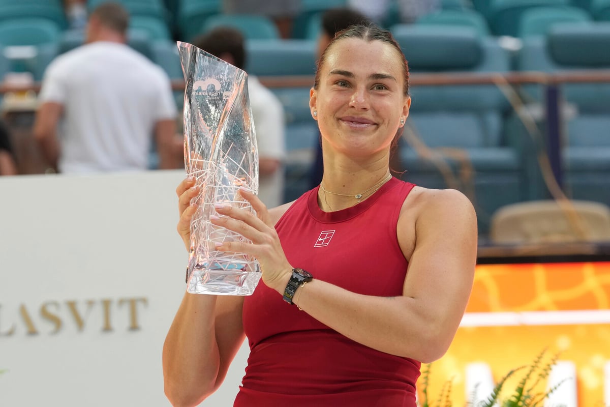 Aryna Sabalenka Triumphs Over Pegula to Win Miami WTA Title