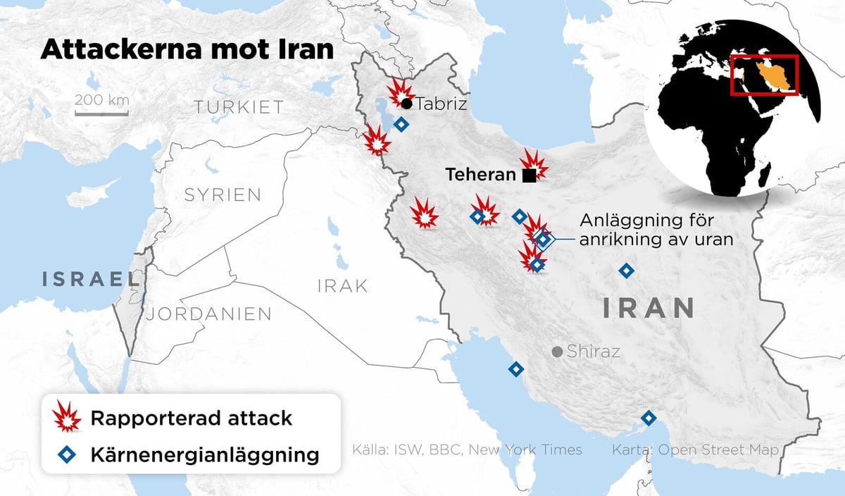 Israel Attacks Iran's Nuclear Sites Amid US-Iran Negotiations