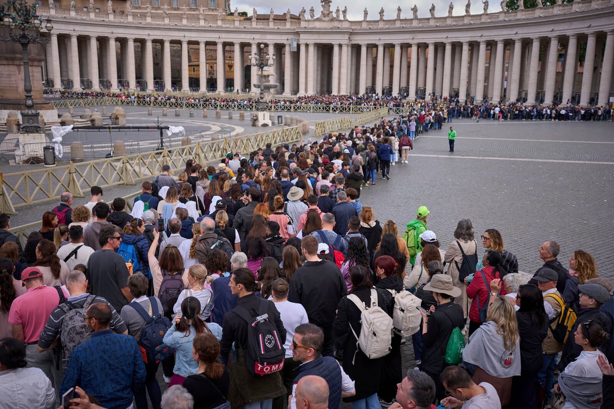 Rome Security Tightens with Fighter Jets for Pope's Funeral