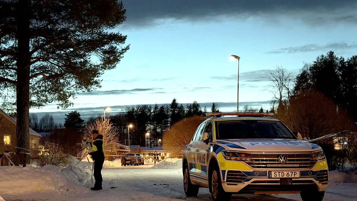 Large police operation in Boden - suspected violent crime