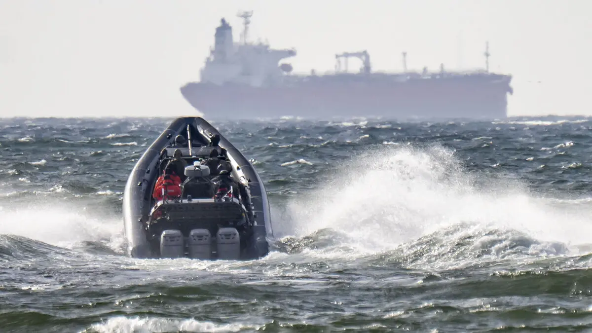 Suspected shadow ship not allowed to sail further