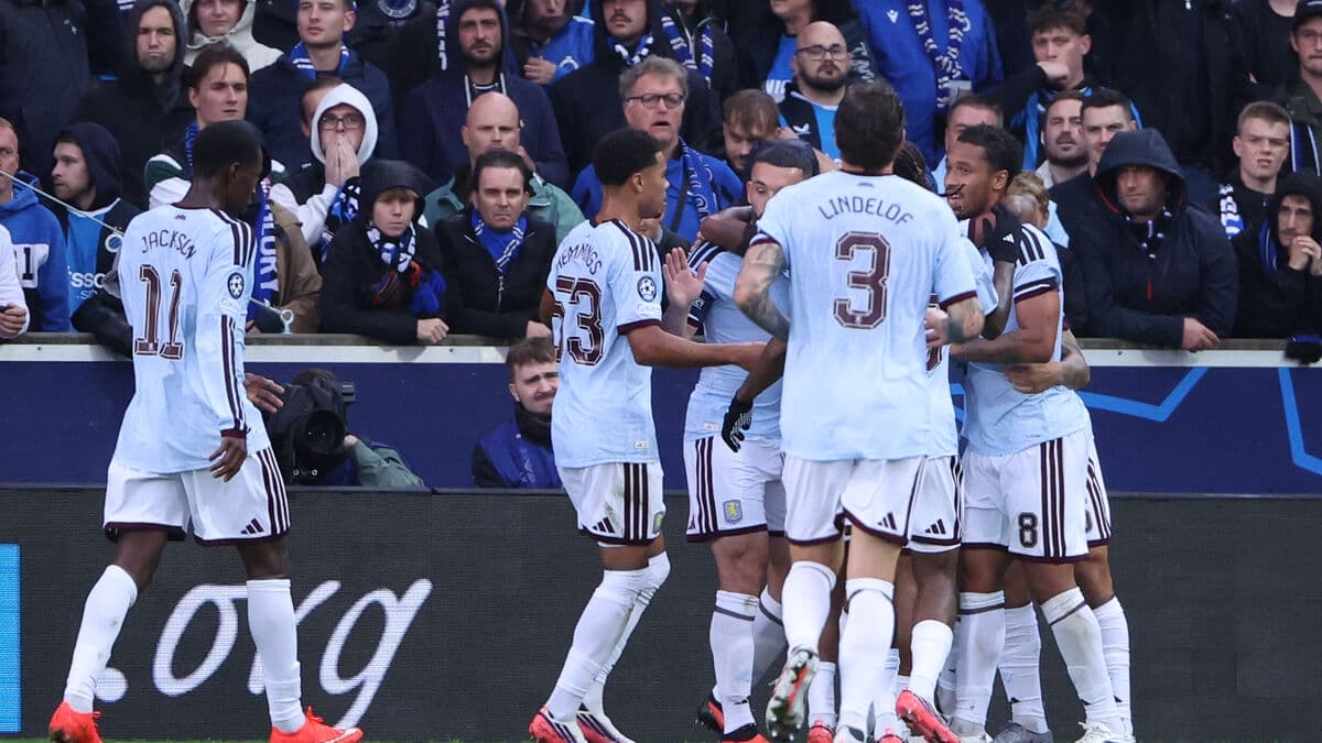 Aston Villa end goal drought with 3-2 Champions League win at Club Brugge