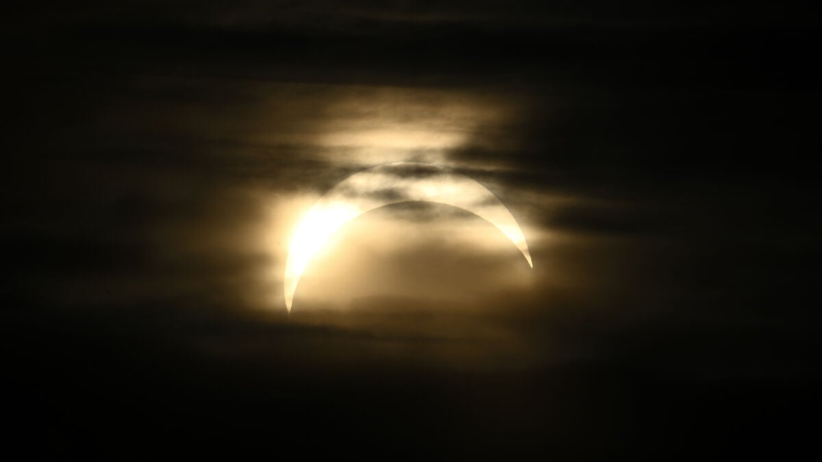 Hundreds watch partial solar eclipse in Stockholm as eclipse glasses sell out