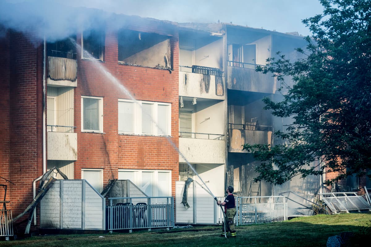 Hudiksvall Apartment Fire Prompts Public Safety Alert