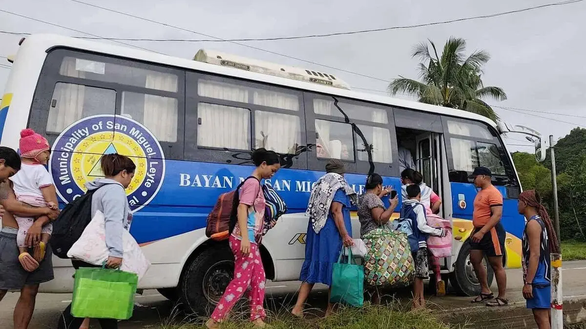 Mass evacuation as typhoon hits Philippines