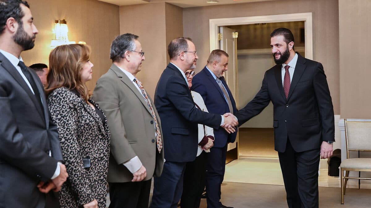 Syrian leader meets with Donald Trump