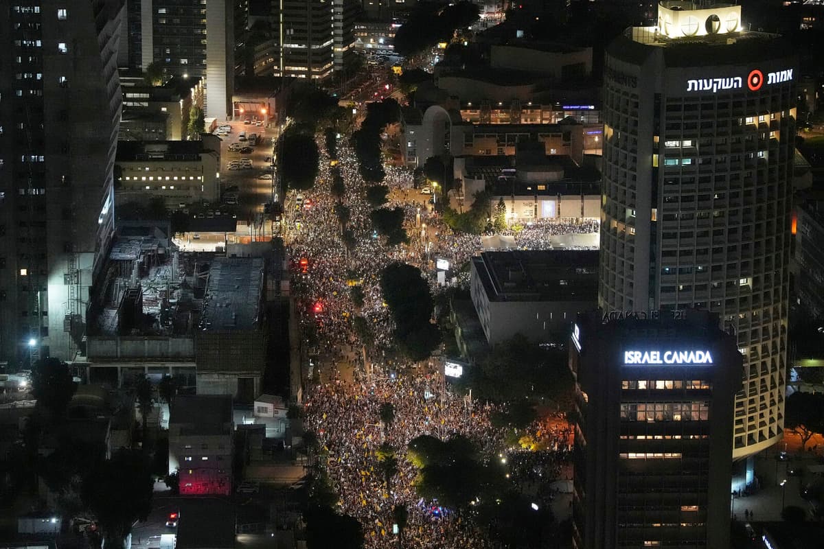 Massive Protests in Tel Aviv Demand Israeli Government Action