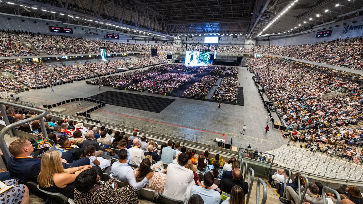 More than 30,000 Jehovah’s Witnesses gather in Stockholm as former members protest outside