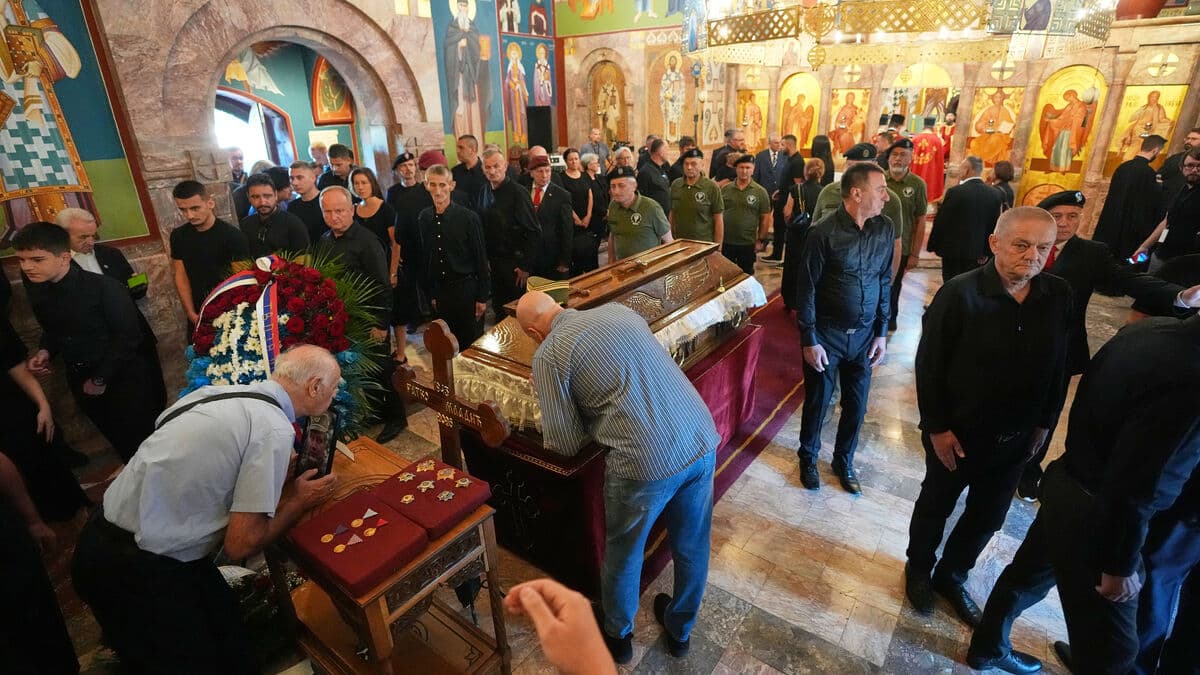 Ratko Mladic buried in Belgrade as EU condemns glorification at funeral