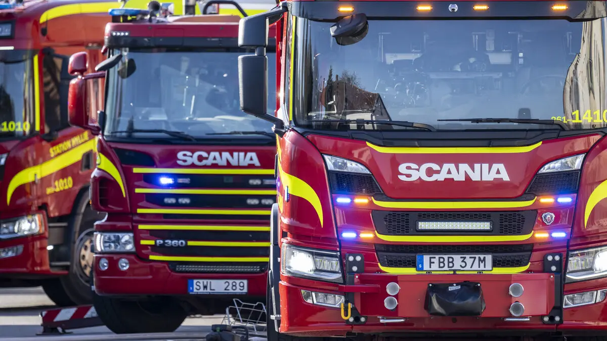 Forest fire near Surahammar prompts