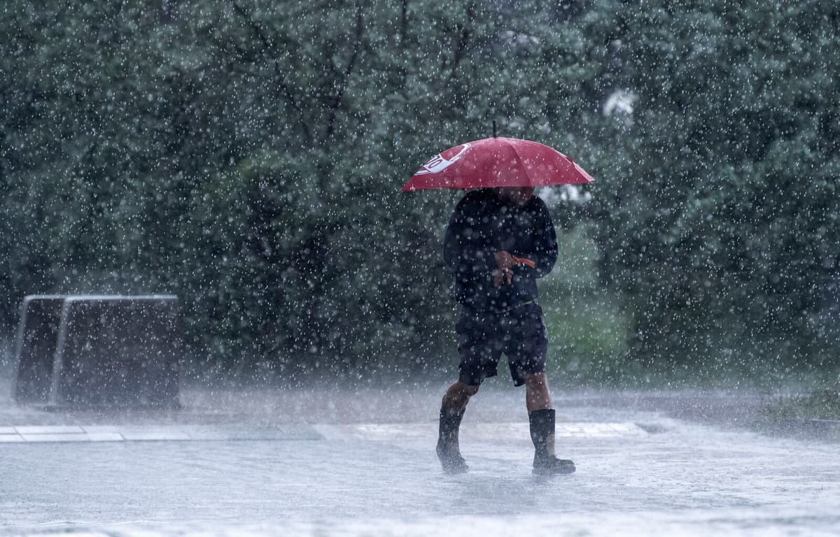 SMHI Issues Warnings for Heavy Rain and Thunderstorms in Northern Sweden