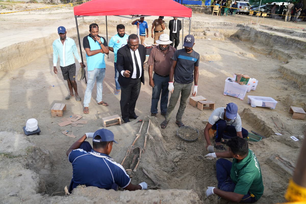 Children's Items Found in Sri Lanka Mass Grave with 141 Bodies