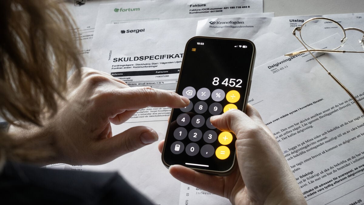 Share of debt collection claims against people 55 and older rises in Sweden