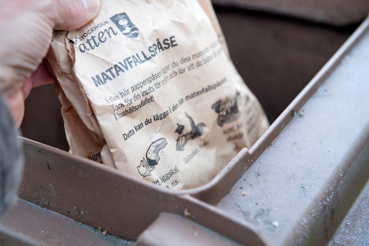 Swedes Reduce Household Waste by Five Kilos Per Person