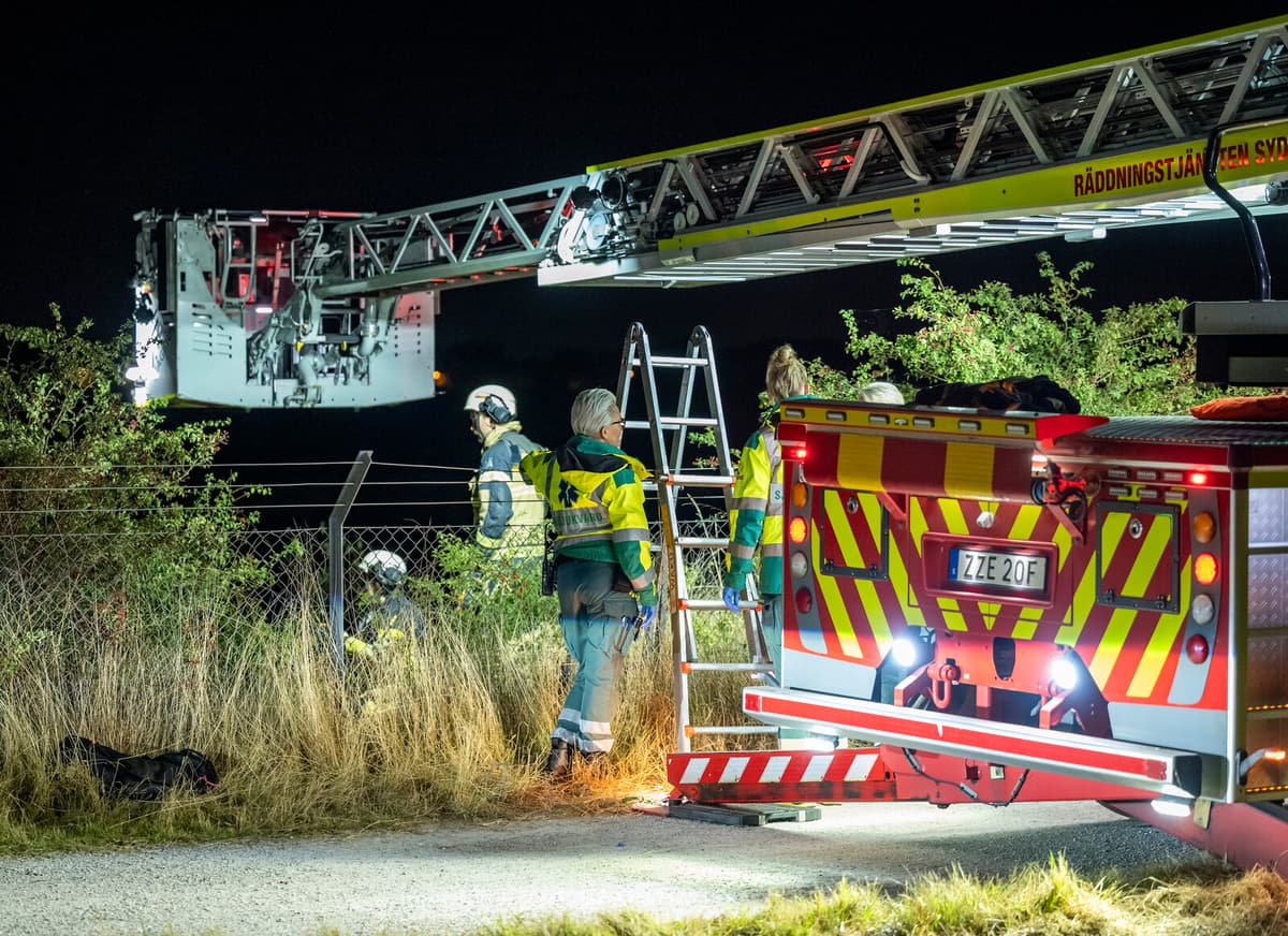 Person Rescued from Limhamn Quarry in Malmö and Taken to Hospital