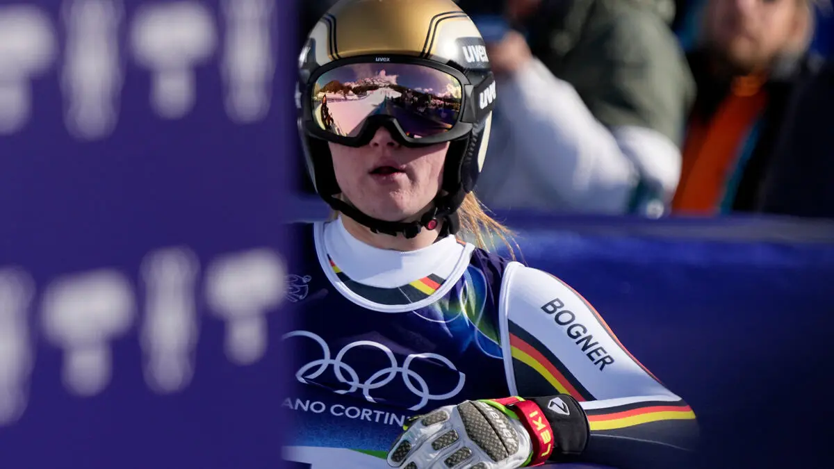 Emma Aicher, raised in Sundsvall, won Olympic silver for Germany