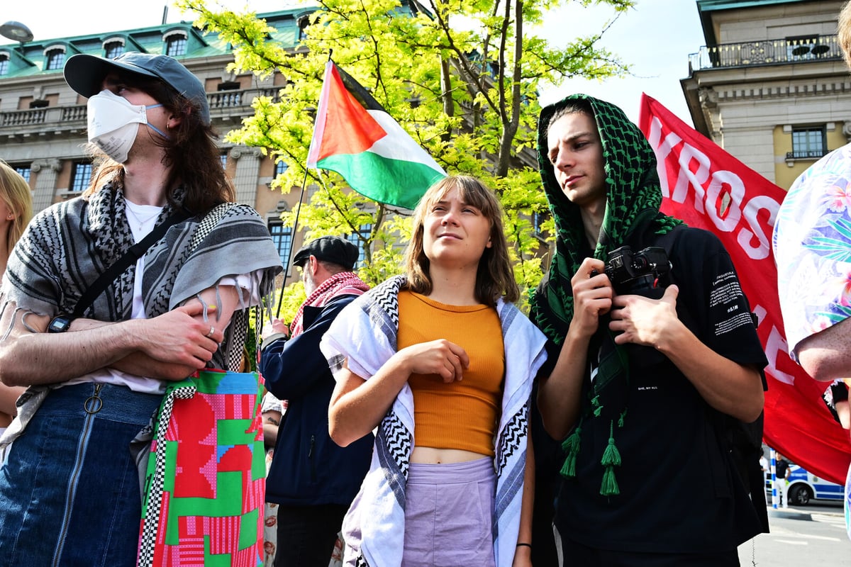 Greta Thunberg Joins Stockholm Protest for Gaza Amid Calls for Action