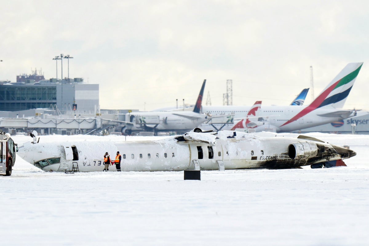 High Descent Speed Cited in Toronto Plane Crash Report
