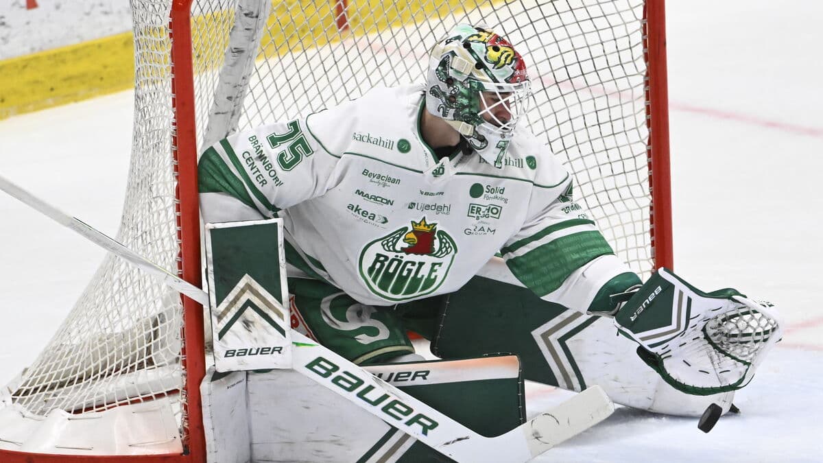 Rögle won the must-win match, Holm hero