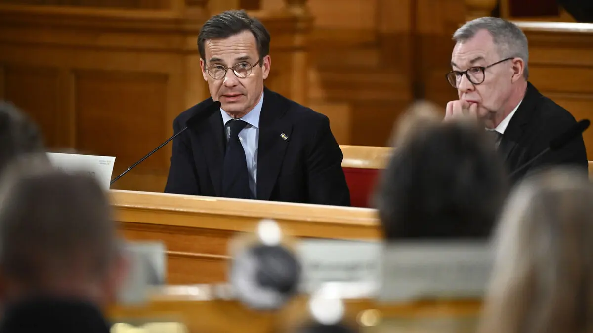 Kristersson: Government Offices were late with Landerholm documents