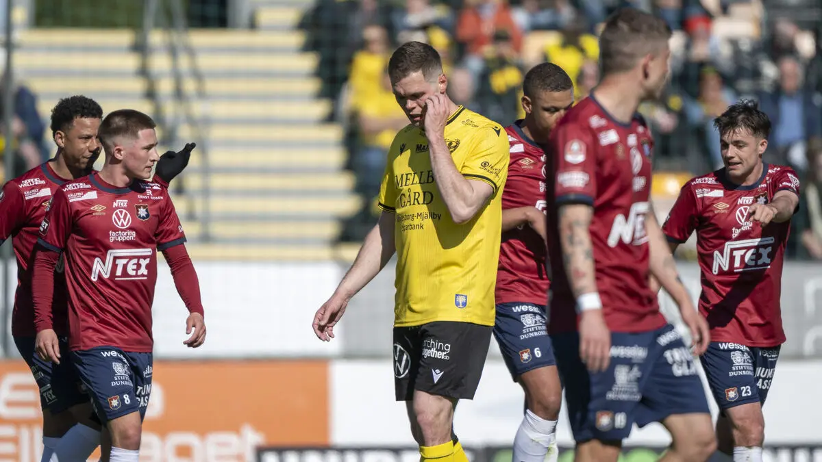 Last year's champions Mjällby have a tough start to this year's Allsvenskan, working hard