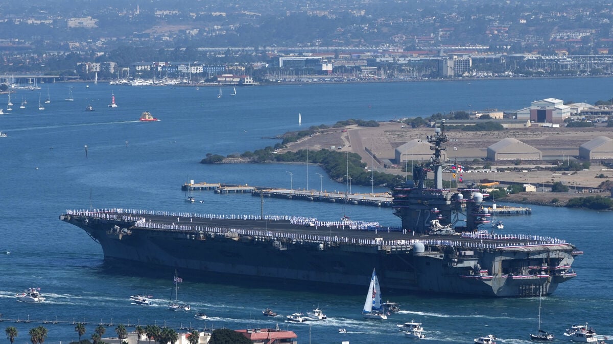 USS Abraham Lincoln Returns to San Diego After 265 Days at Sea