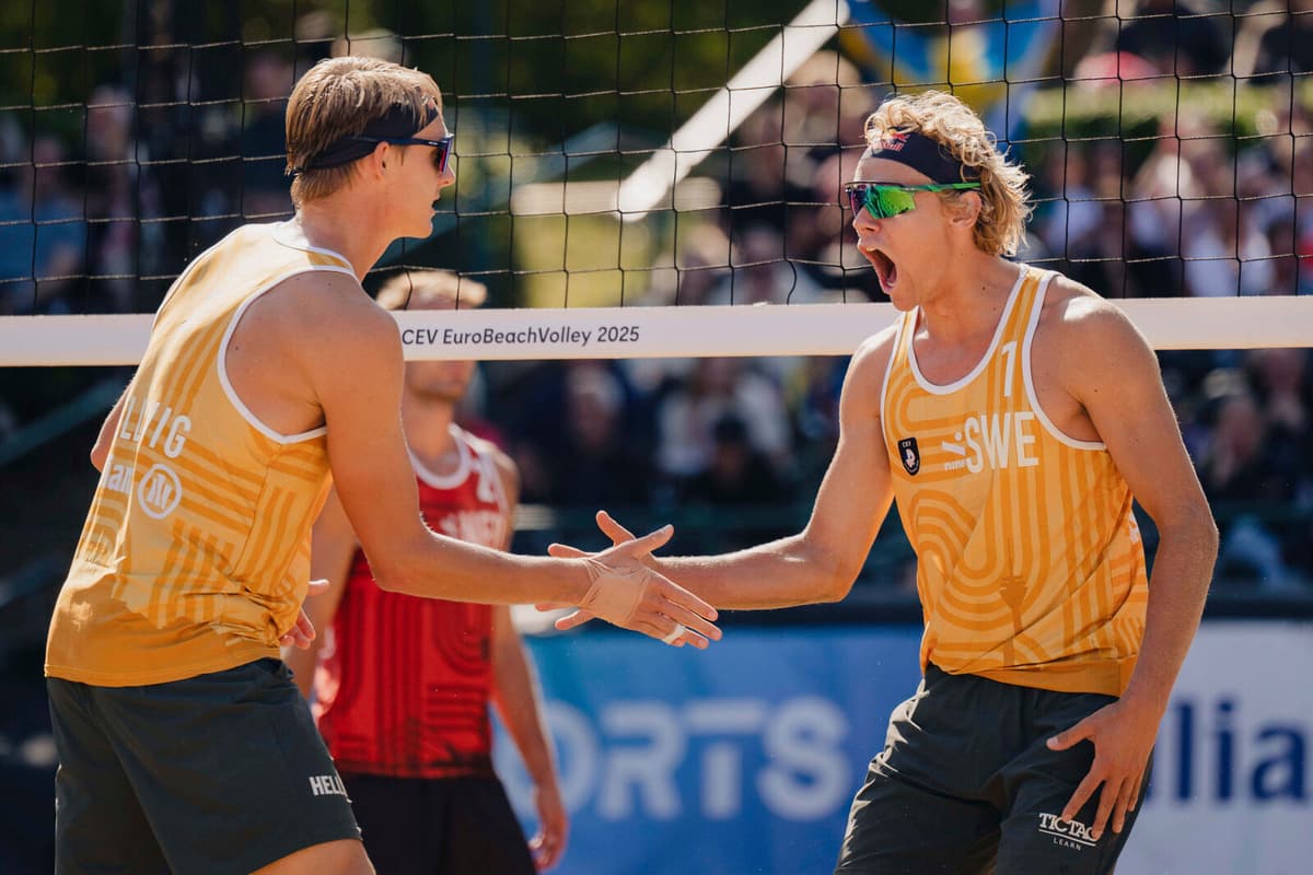 Åhman and Hellvig Advance to Quarterfinals in Montreal Beach Volleyball
