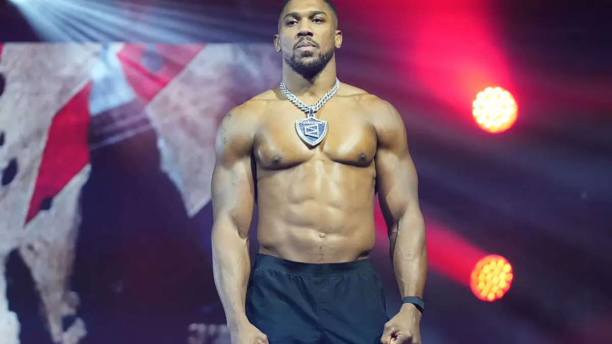Anthony Joshua has left the hospital after a car accident that killed two friends