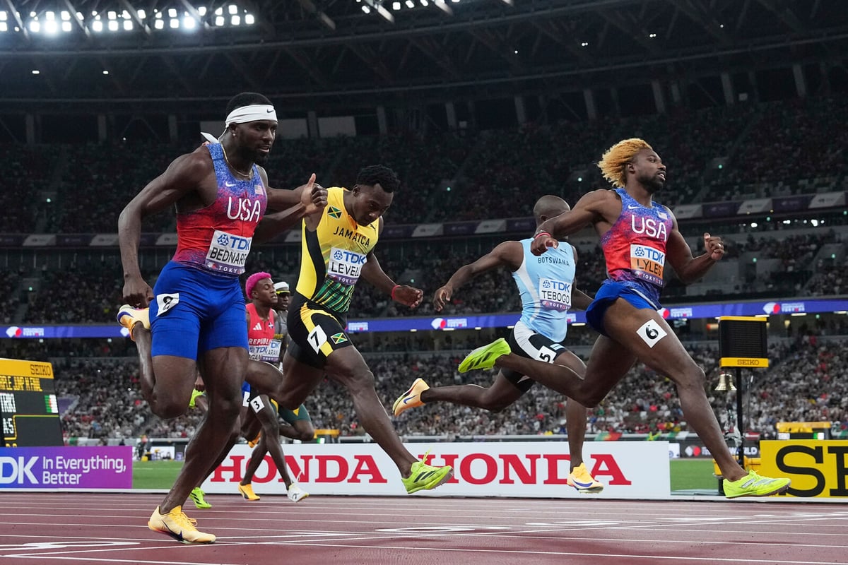 Noah Lyles Wins Fourth Straight World Championship Gold in 200m