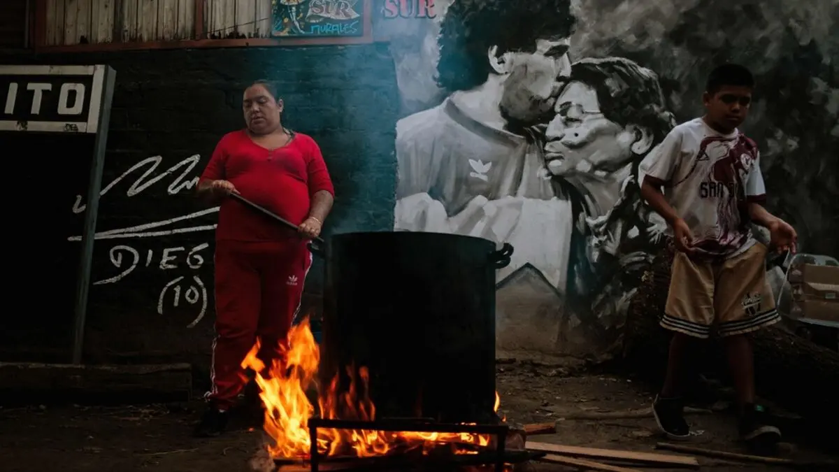 Maradona's childhood home has become a soup kitchen, many will leave here full