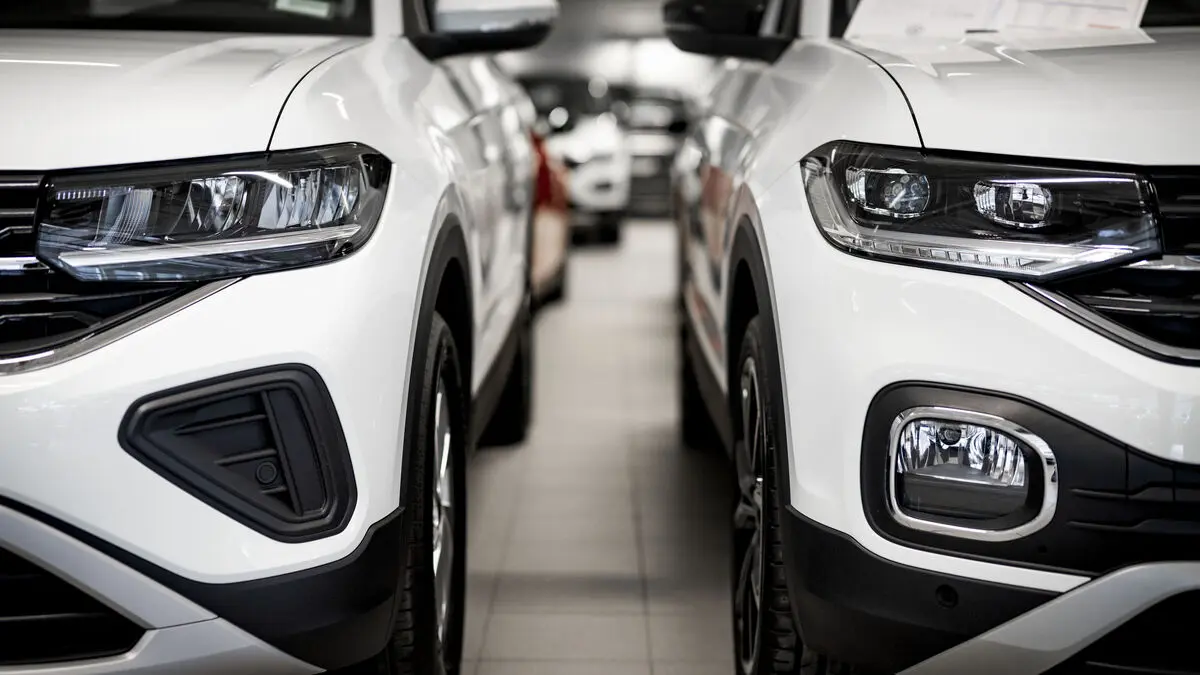 Sharp decline in car sales