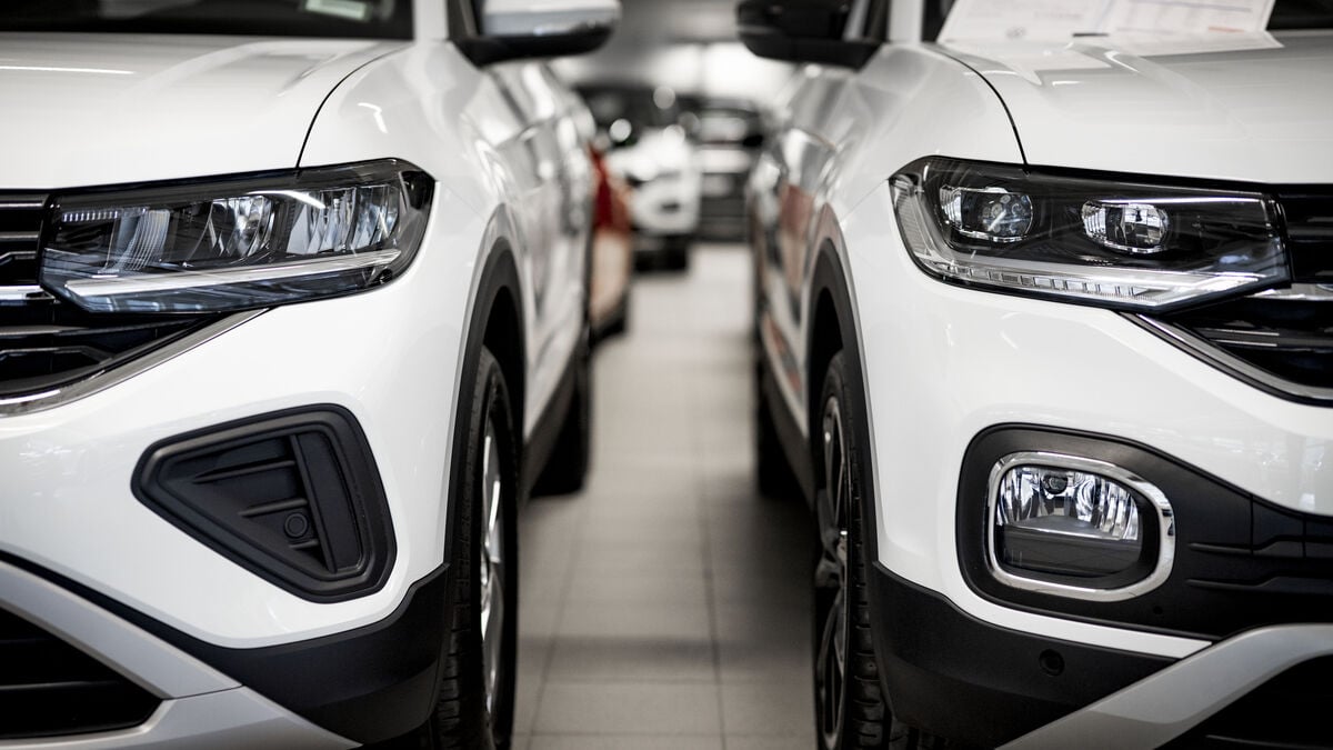 Sharp decline in car sales