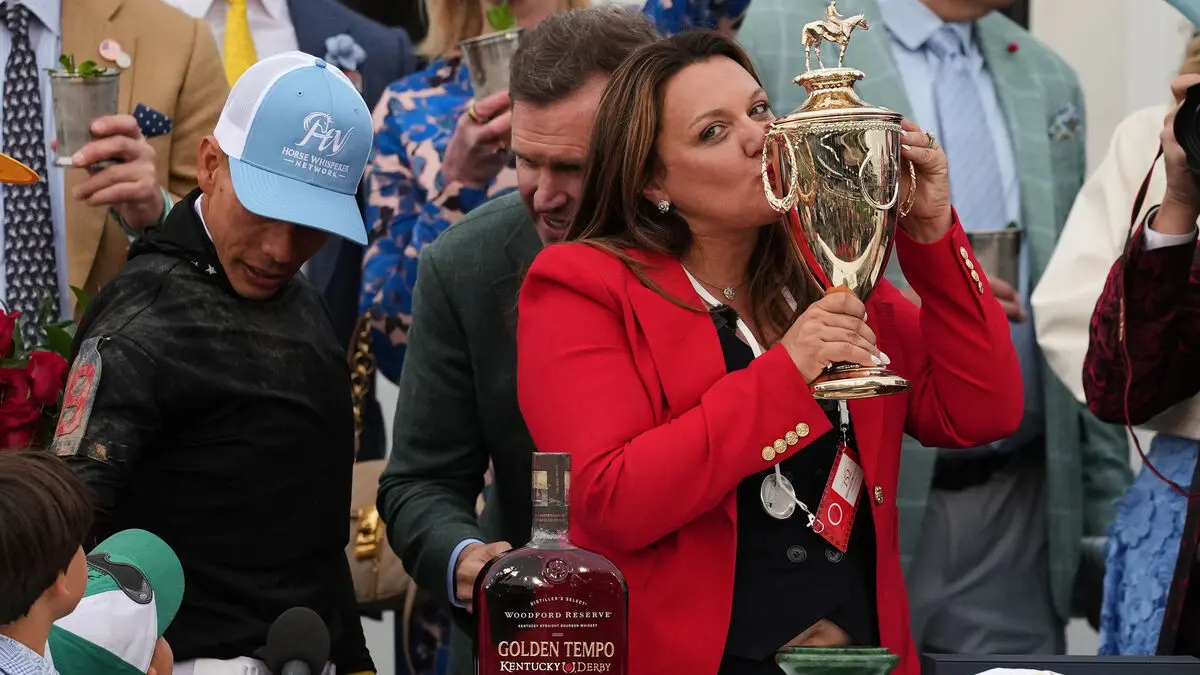 After 152 years, Cherie DeVaux makes history as first female trainer to win Kentucky Derby