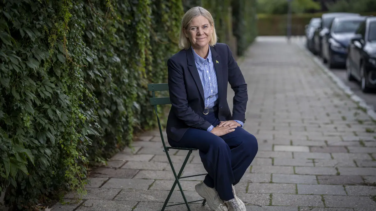 Andersson says new direction for Sweden is within reach, promises workers' pension