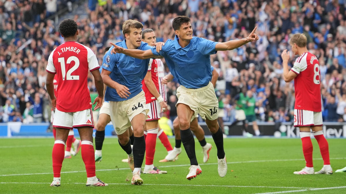 Brighton rout Arsenal 3-0 as Viktor Gyökeres again starts on the bench