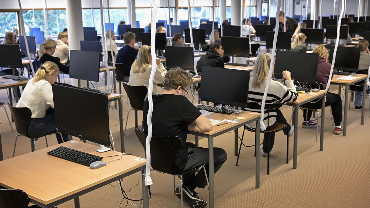 Nearly 2,300 men would have been excluded without the university entrance exam