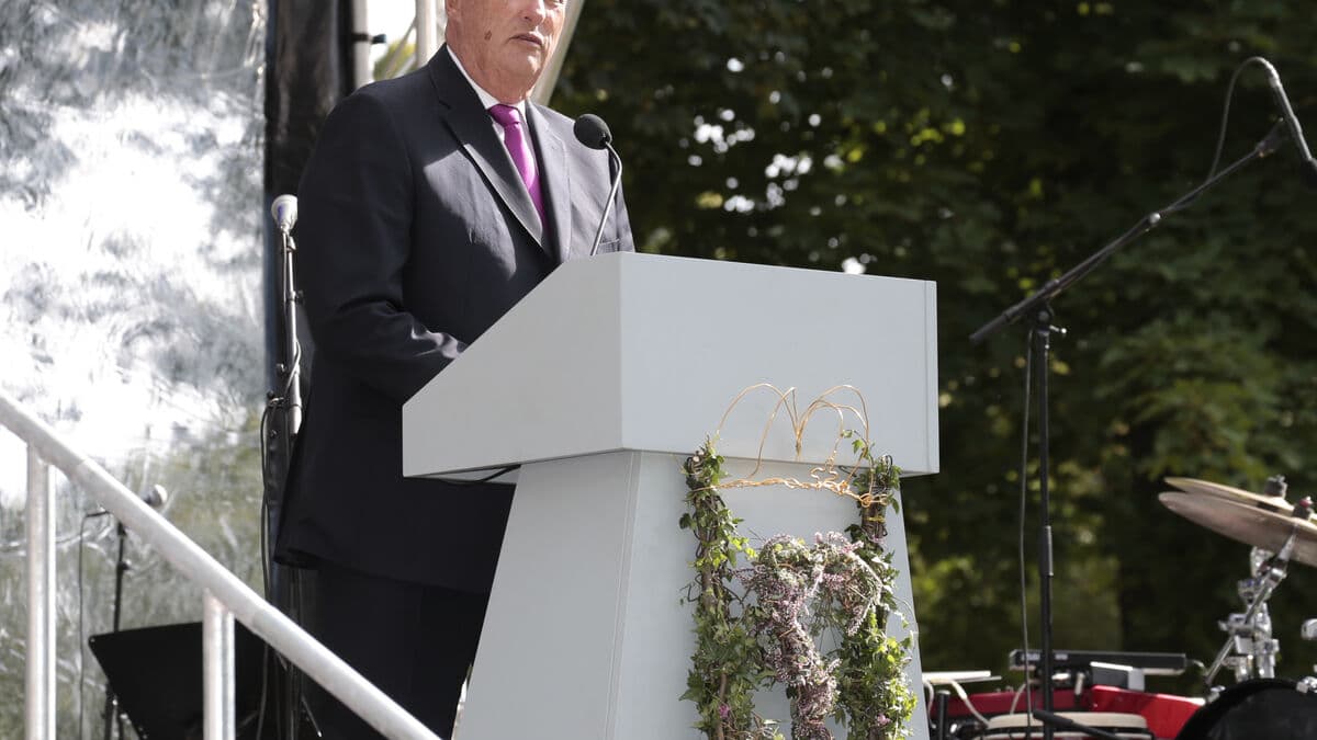 King Harald’s 10-year-old speech is being praised as a powerful message of unity