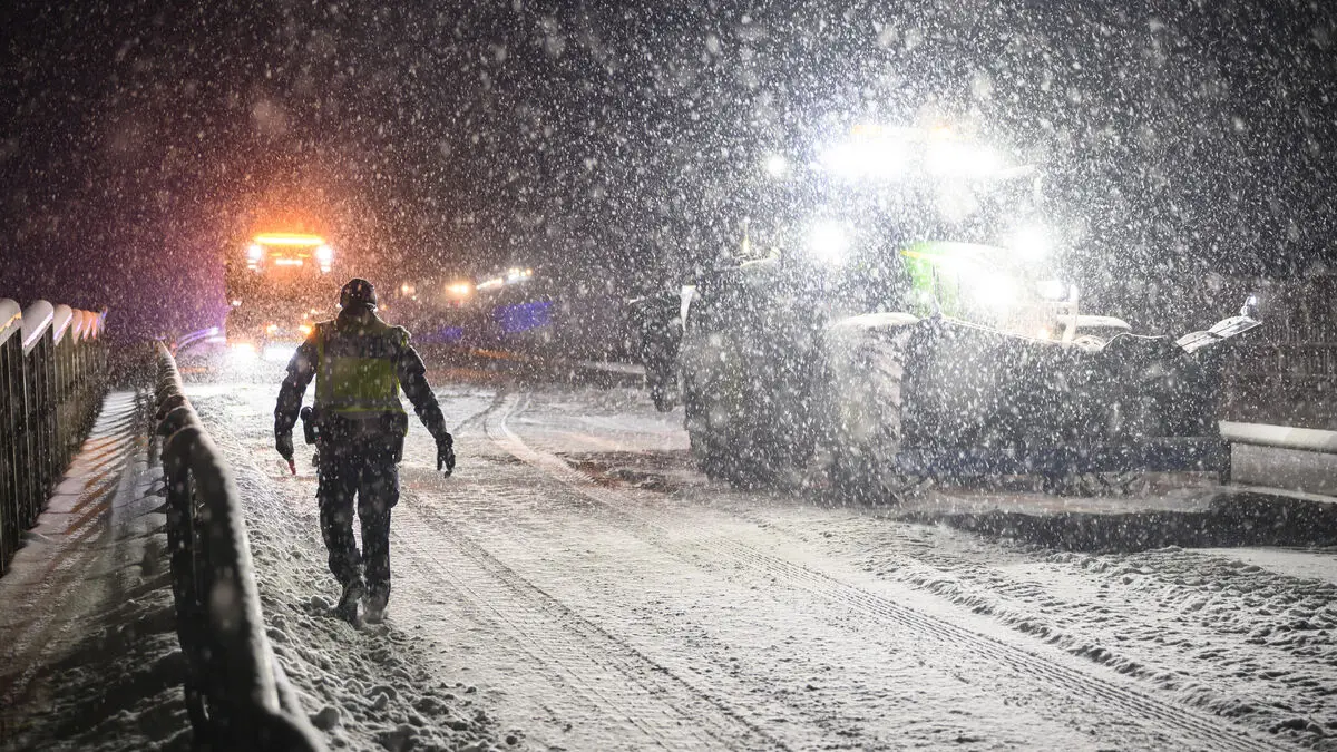 Snowy weather expected in Skåne