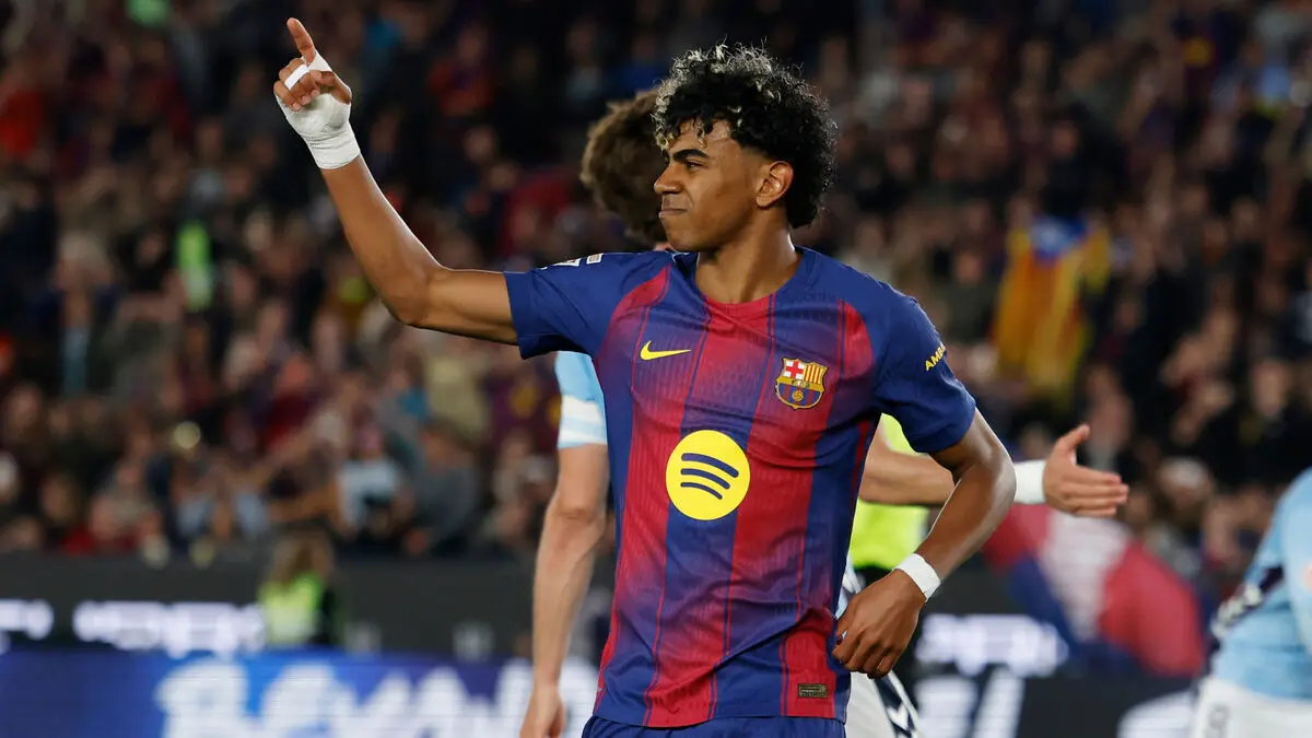 Lamine Yamal out for the rest of Barcelona's season