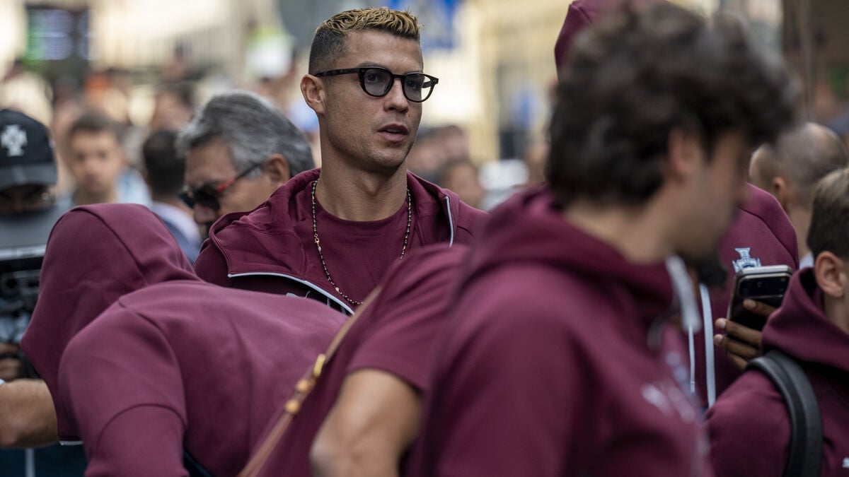 Cristiano Ronaldo arrives in Malmö ahead of Denmark-Portugal Nations League match