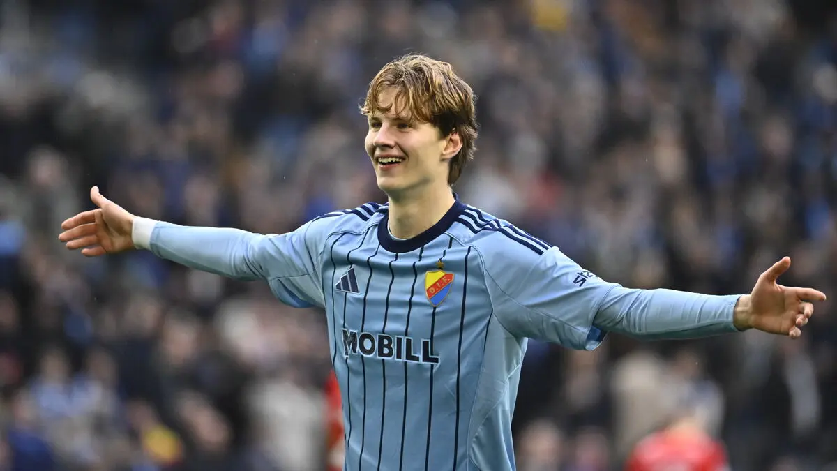 August Priske Leads Allsvenskan Scoring After Two Goals in Djurgården Win