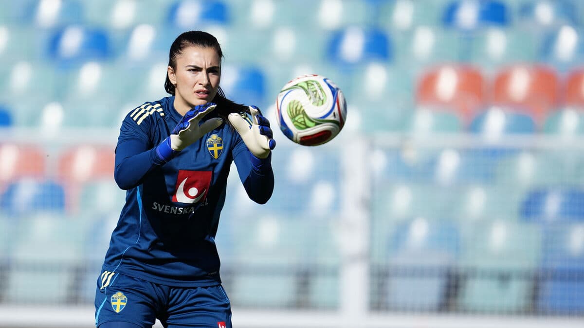 Back in the national team - with her daughter