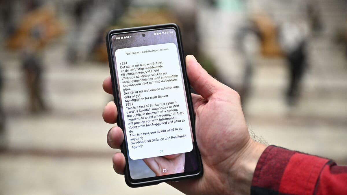 Long test message caused Sweden's